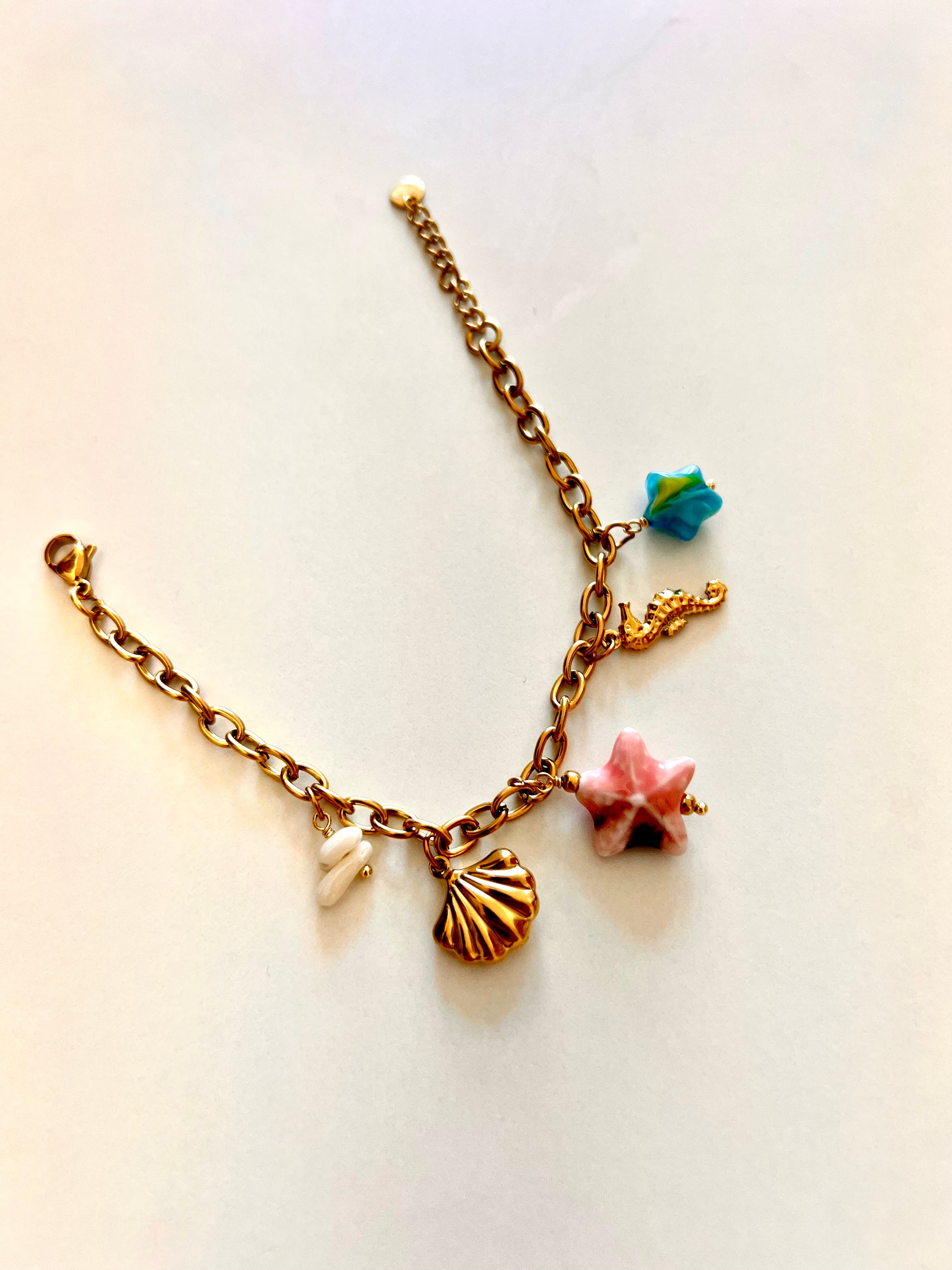 Bracelet Océane Dorée ✨🌊🐚