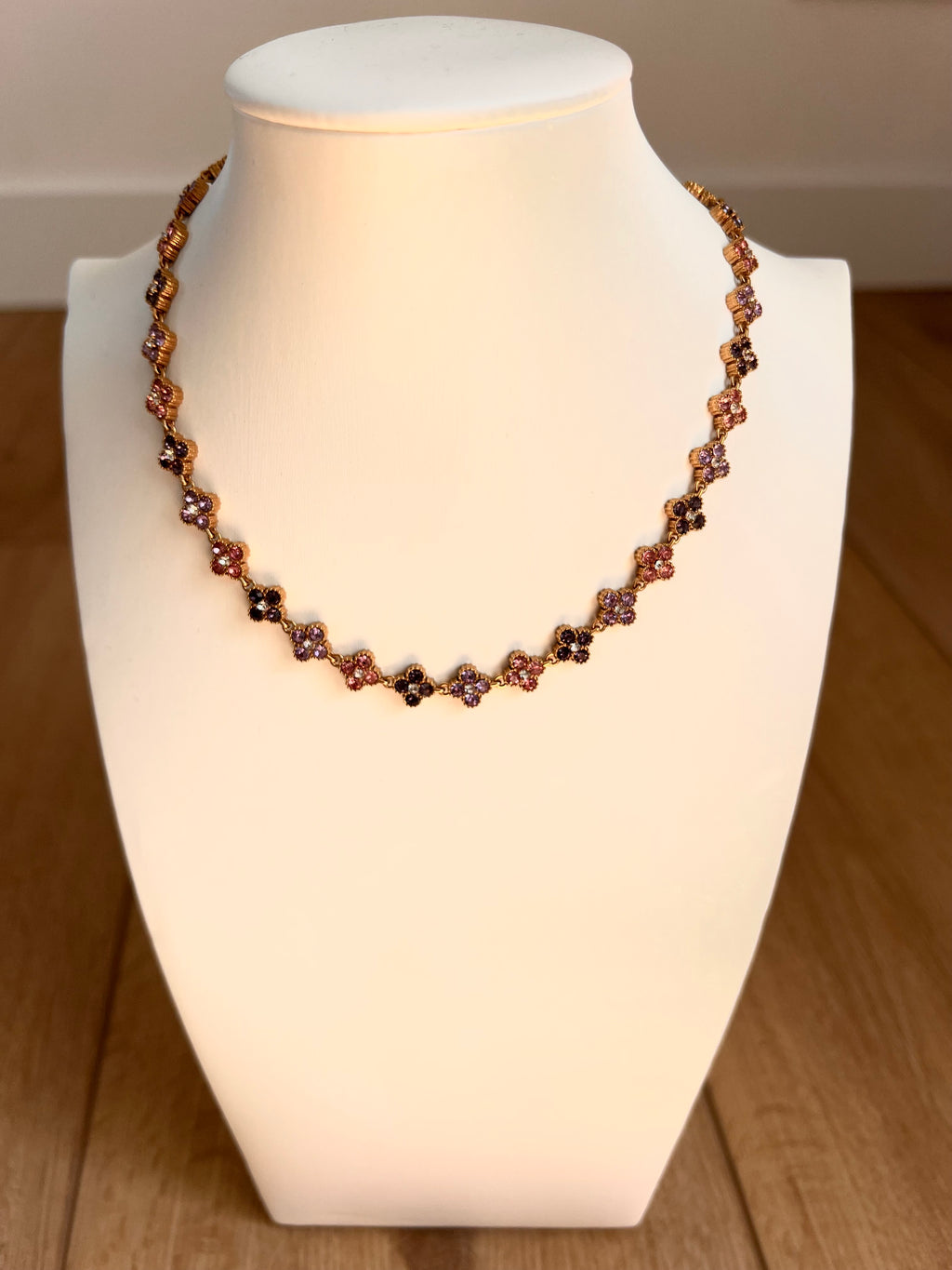 Collier Ilora Rose & Chocolat ✨