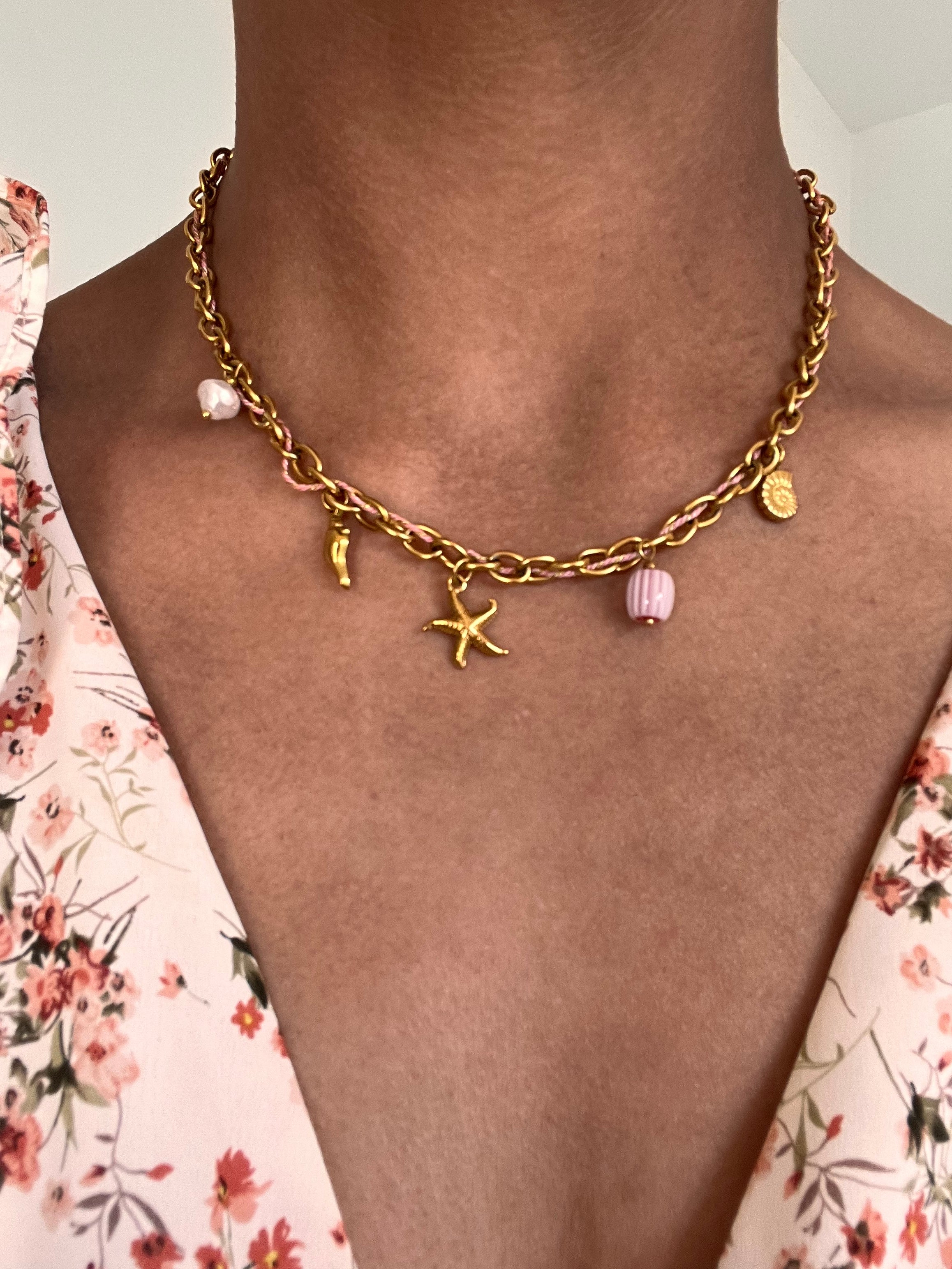 Collier Marina Rosé 🌸✨