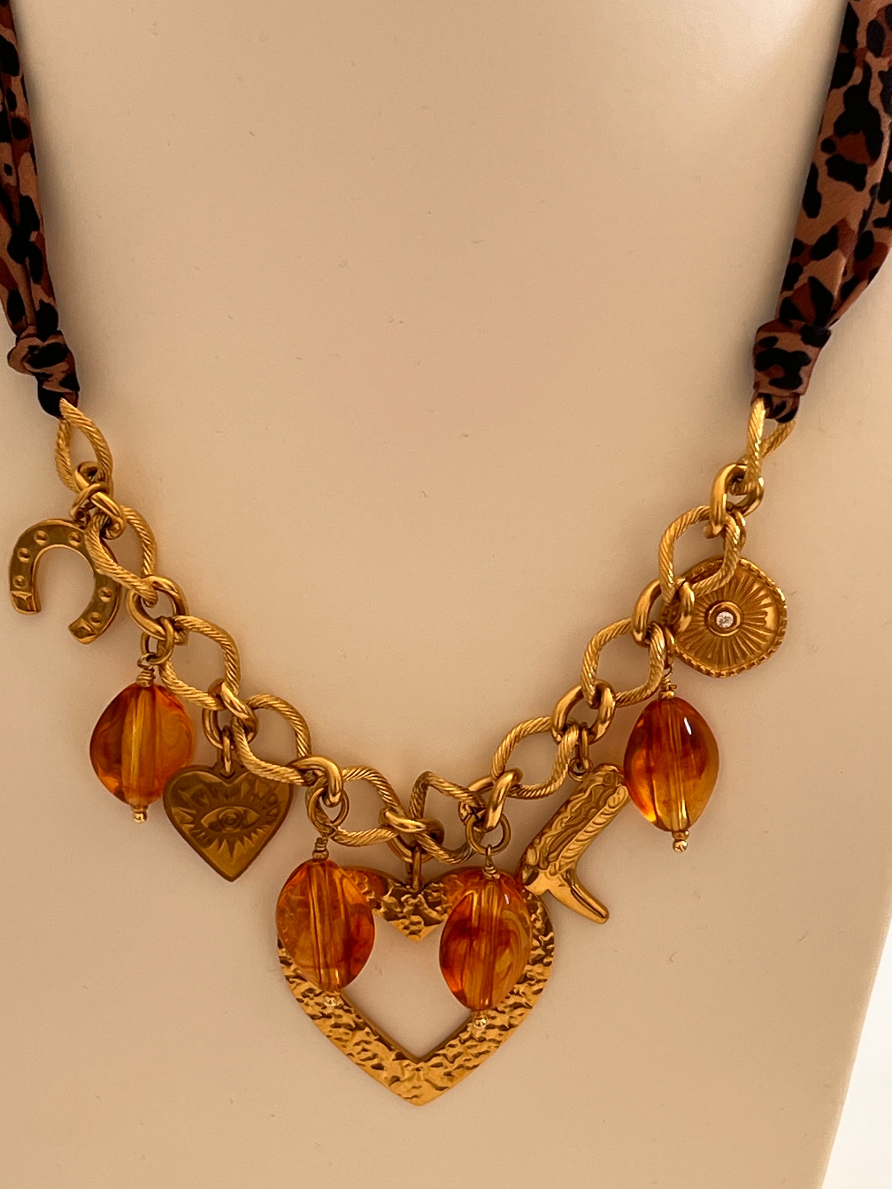 🐆 Collier Savannah Dorée