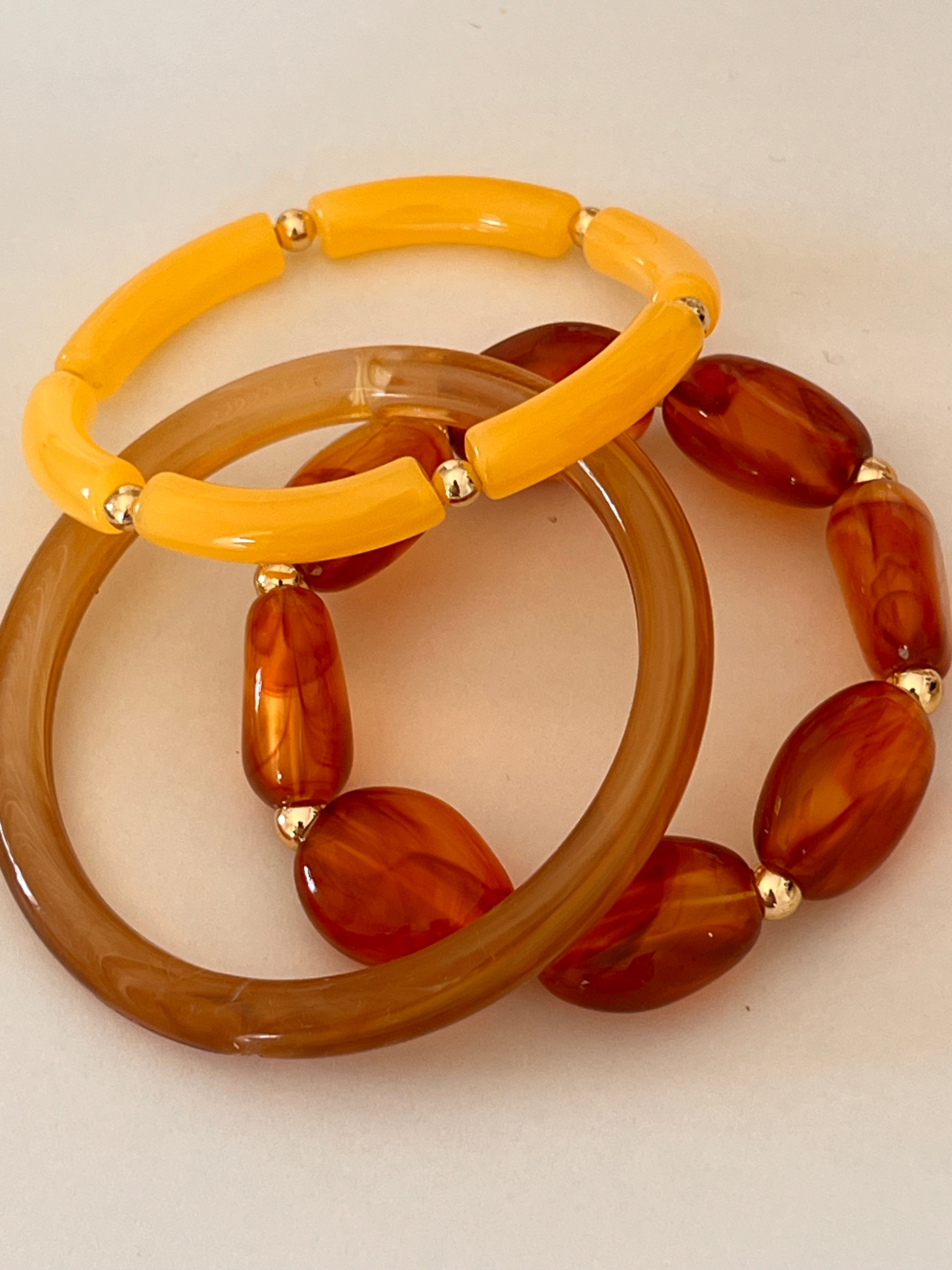🧡✨ Trio Ambre Doré