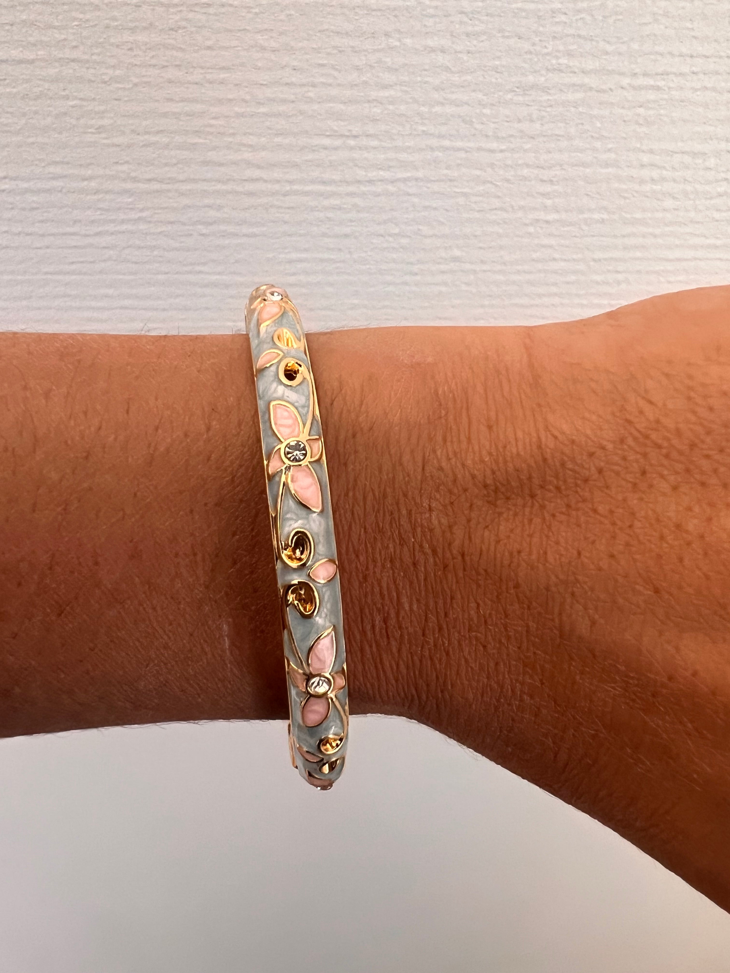 🩵🌸 Jonc Thaïlandais Ciel Rosé