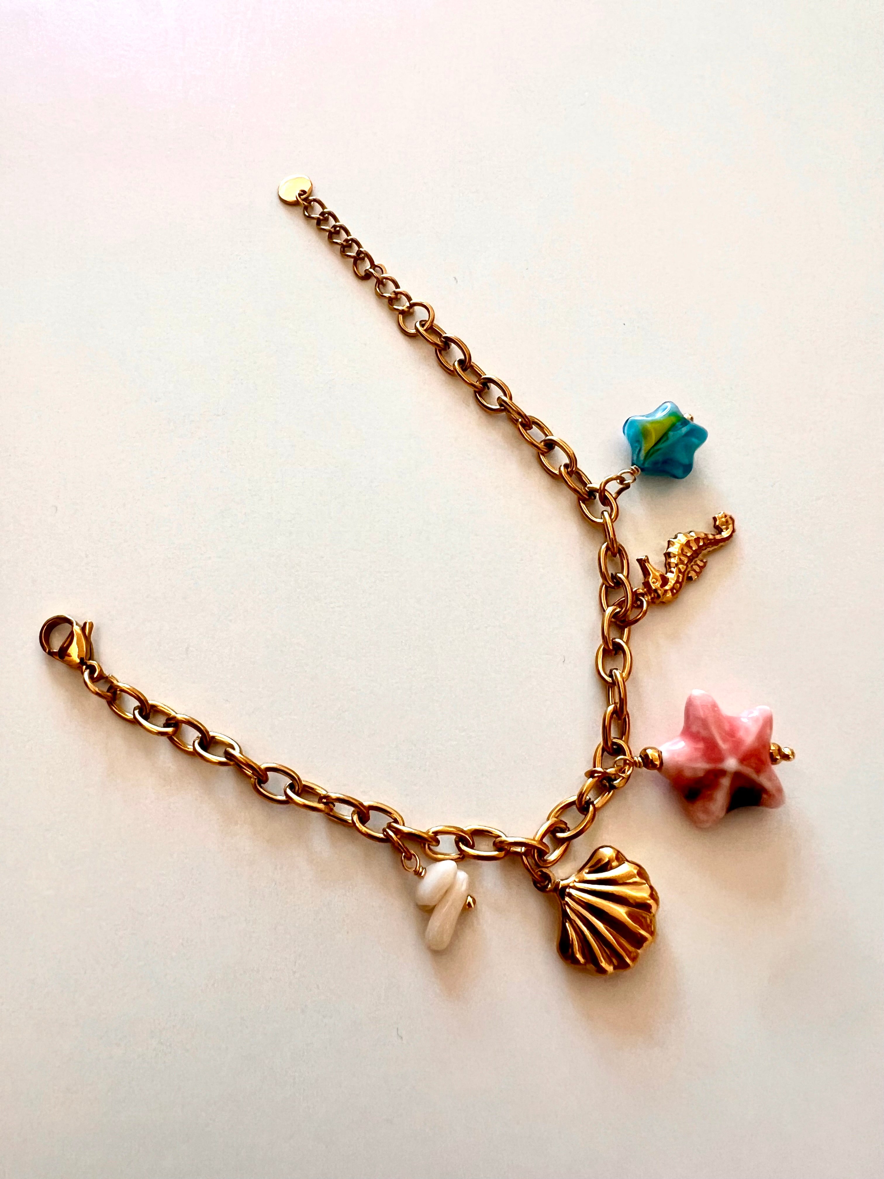 Bracelet Océane Dorée ✨🌊🐚