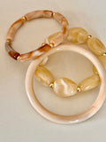 ✨ Lot de 3 Bracelets Sable d’Ivoire