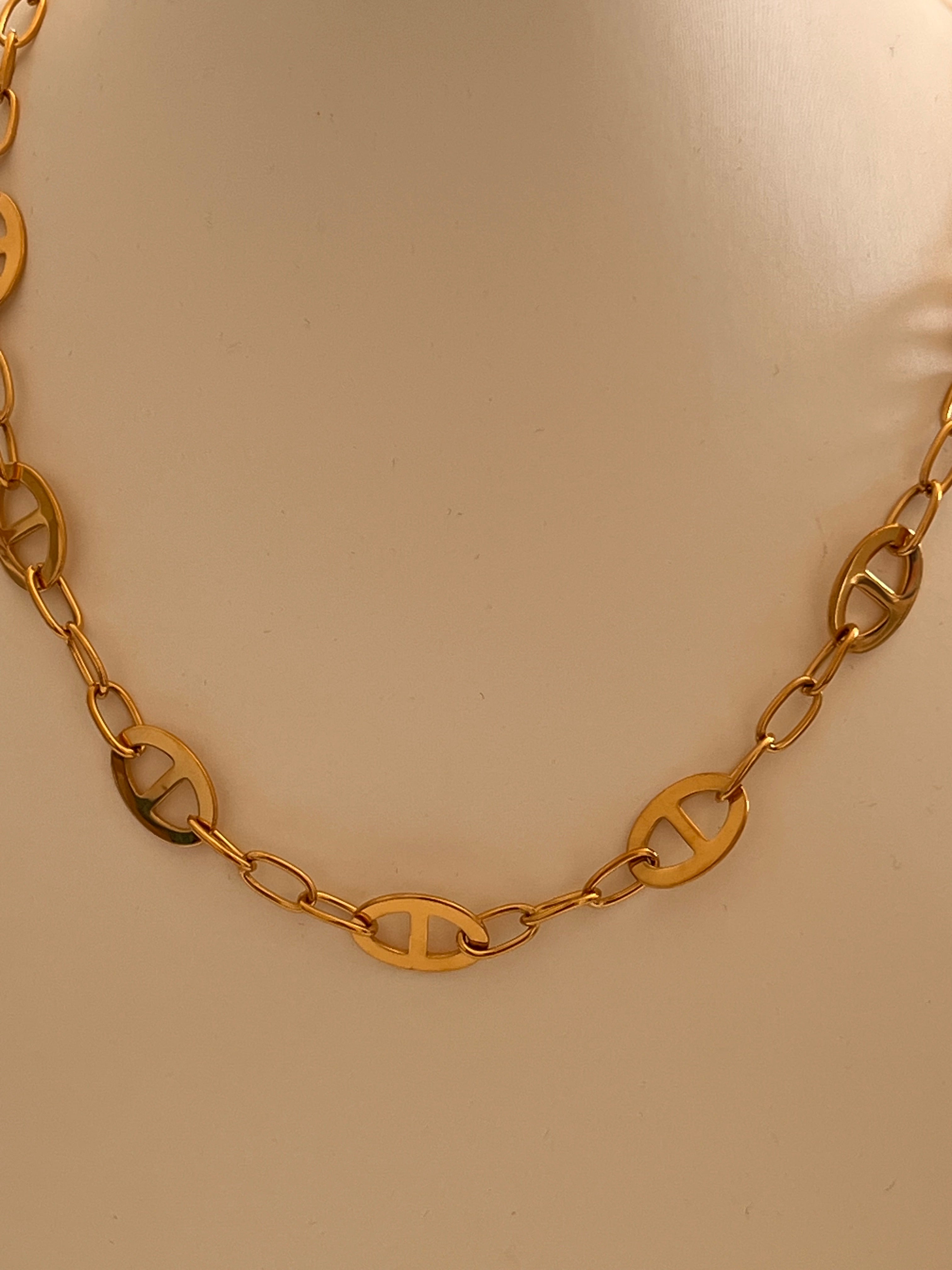 ✨ Collier Maillon Doré