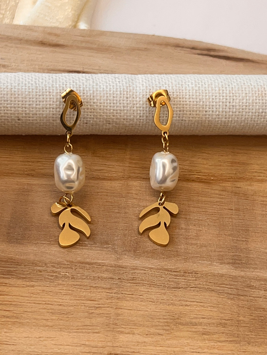 BOUCLE D’OREILLES ALBA LEAF